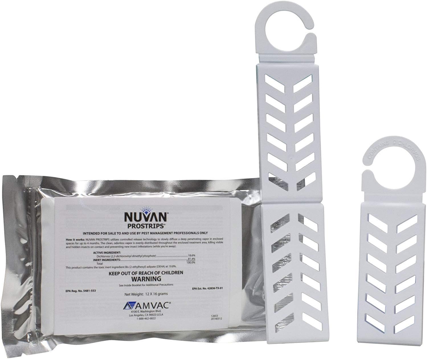 Nuvan ProStrips — 12-Pack with Cages, DDVP Vapor Treatment