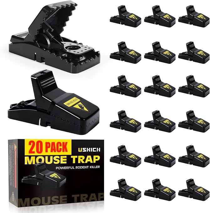 Mouse Traps 6-Pack — Snap Traps with No-Touch Disposal
